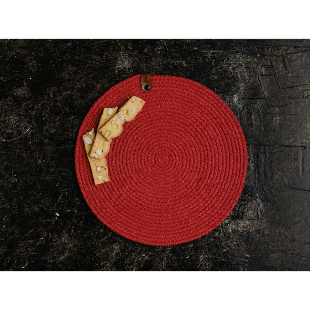 Joyso - Rope Placemats 13 Inch American Service Set For 4