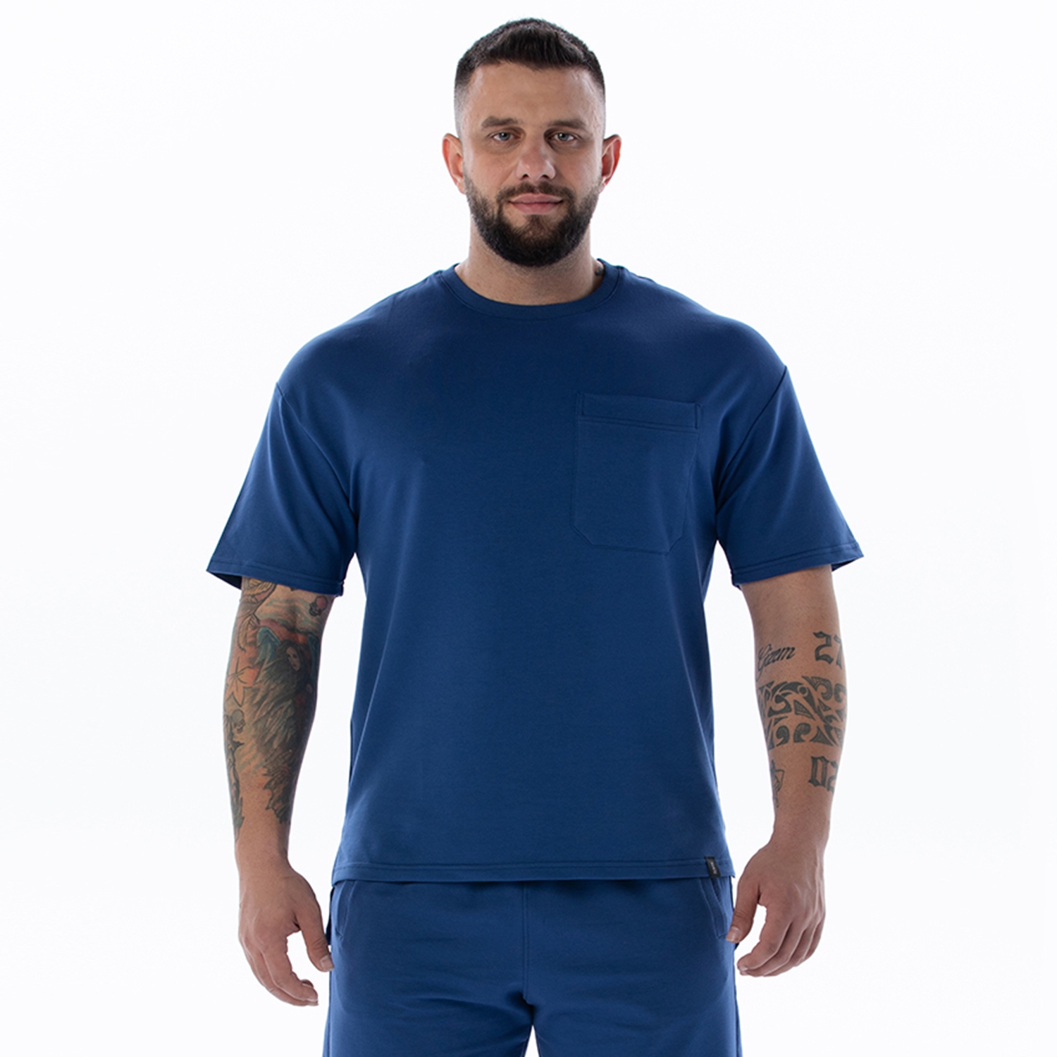 Poseidon Short Sleeve Indigo Blue T-shirt