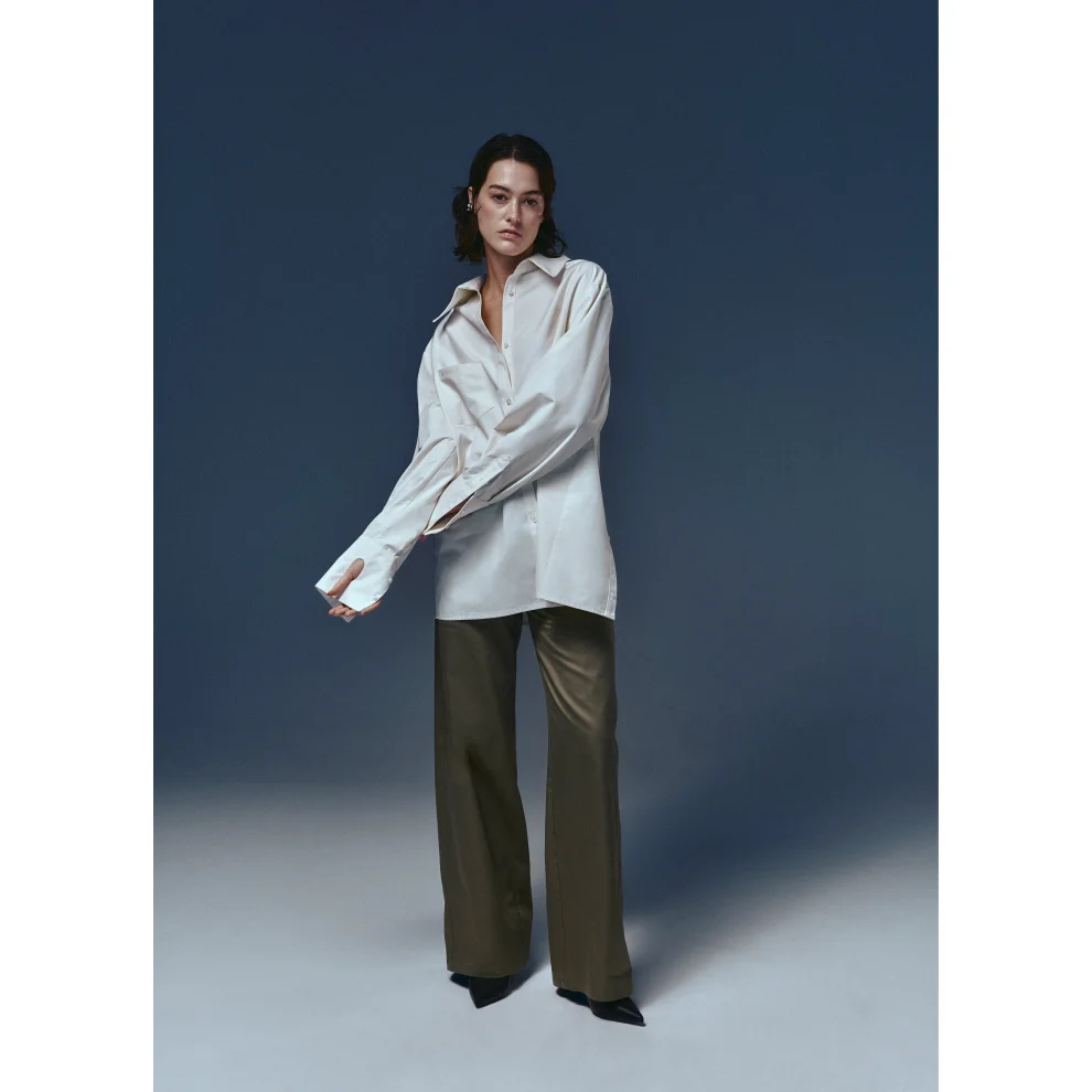 Re-Cordis Paris - Eclat Oversized Button Down Shirt