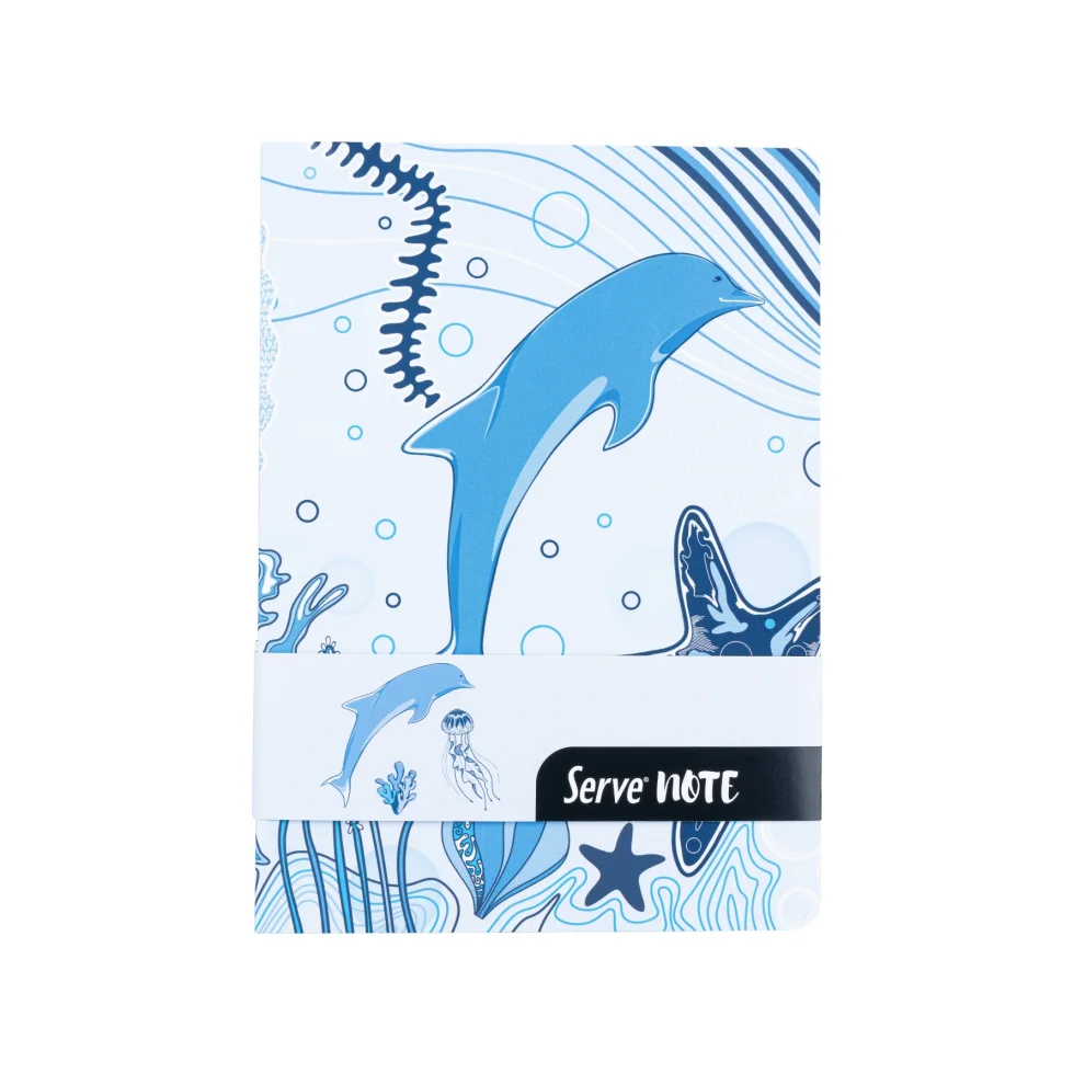 Serve - Ruled Notebook - Nature Theme