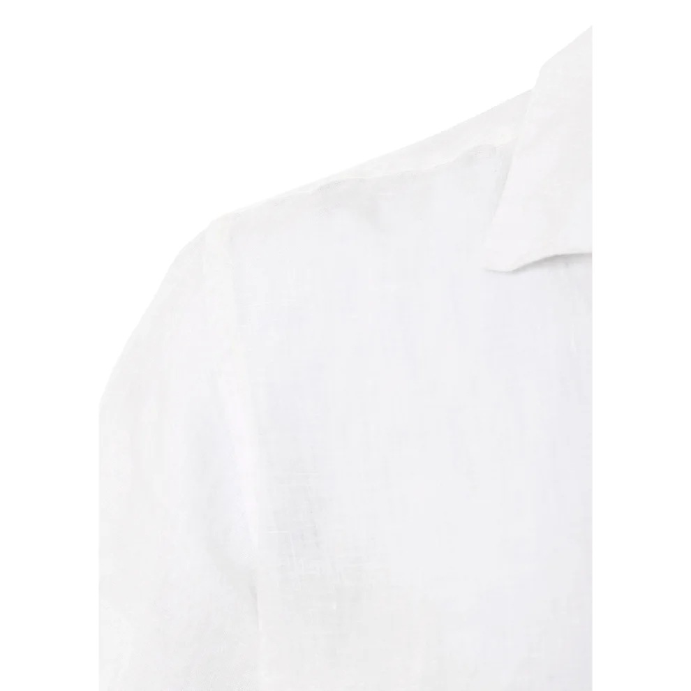 Boris Becker - Pure Linen Shirt With Short Sleeves