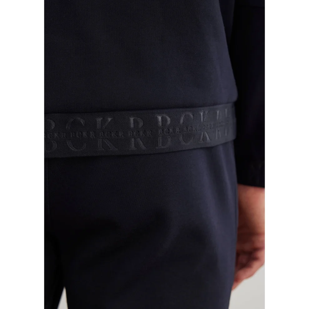 Boris Becker - Logo Embroidered Hooded Sweat