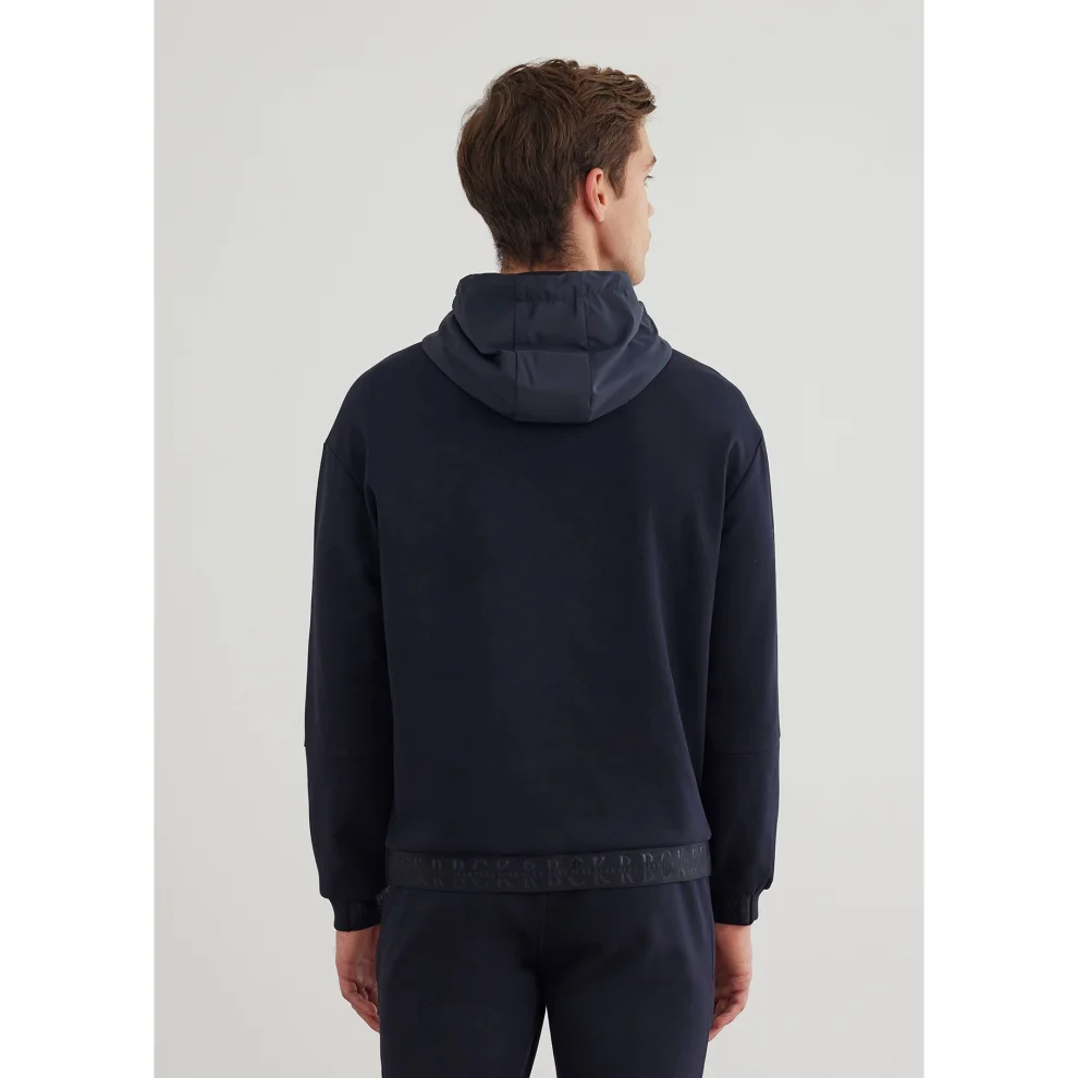 Boris Becker - Logo Embroidered Hooded Sweat