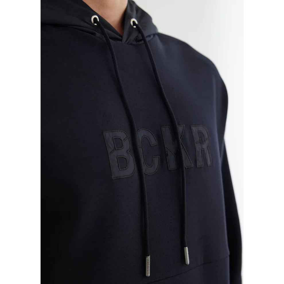 Boris Becker - Logo Embroidered Hooded Sweat