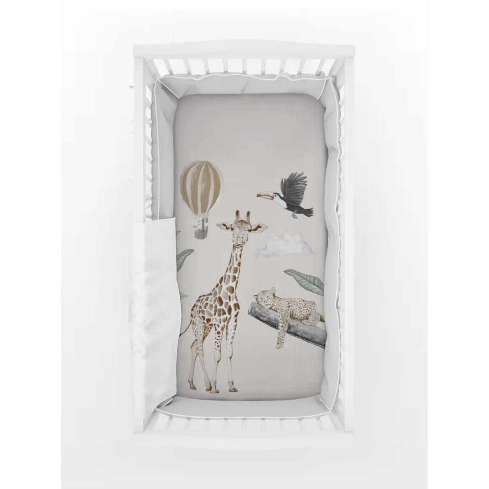 Pop by Gaea - Monochorme Jungle With Color Duvet Cover
