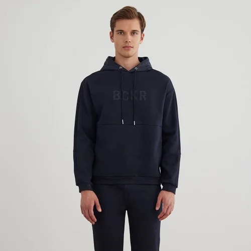 Boris Becker - Logo Embroidered Hooded Sweat