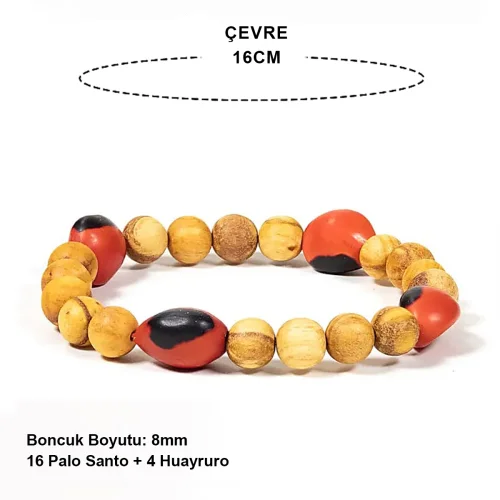 Miebox Rituals - Harmonious Energy Flow Bracelet: Palo Santo And Huayruro Touch