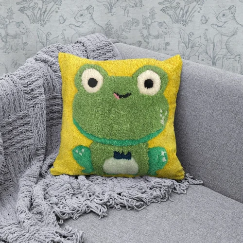 Fille a Fille Design Studio - Frog Pillow