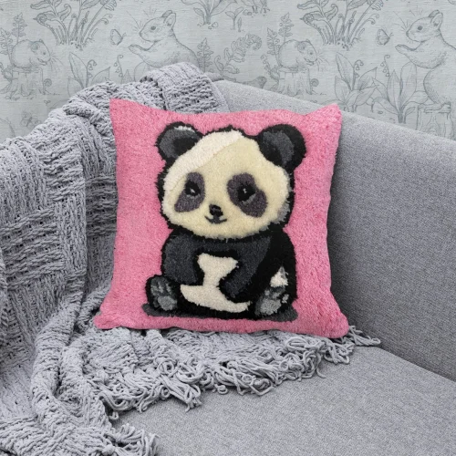 Fille a Fille Design Studio - Panda Pillow