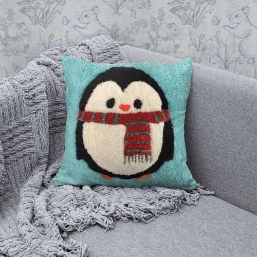 Fille a Fille Design Studio - Penguin Pillow