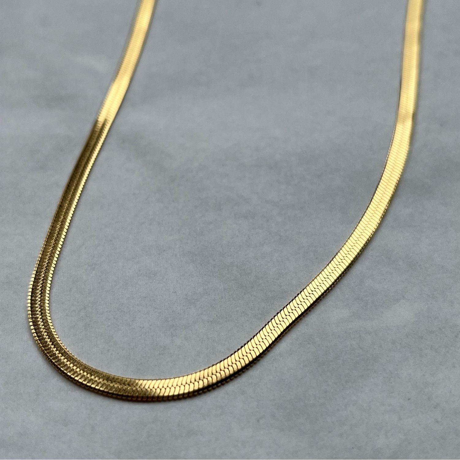 Nonentity Collection - Snake Necklace - Stainless Steel - Gold