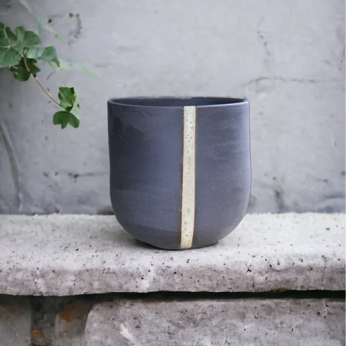 Plant in da House - Stoneware Ceramic Plant Flower Pot