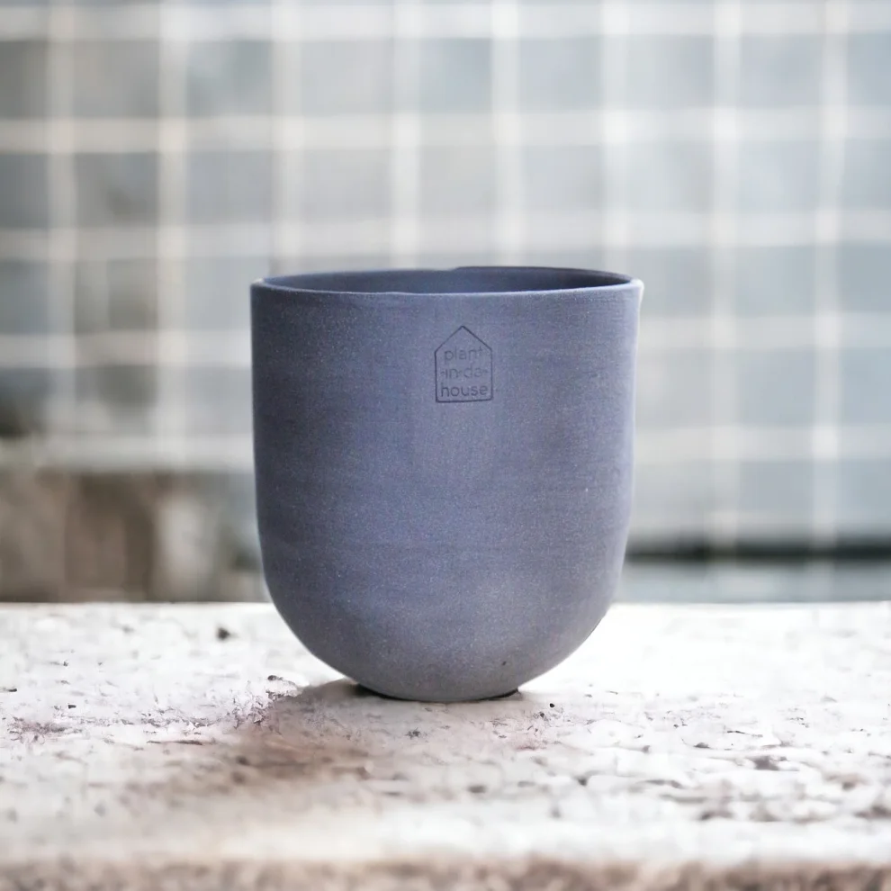 Plant in da House - Stoneware Ceramic Plant Pot - Ill
