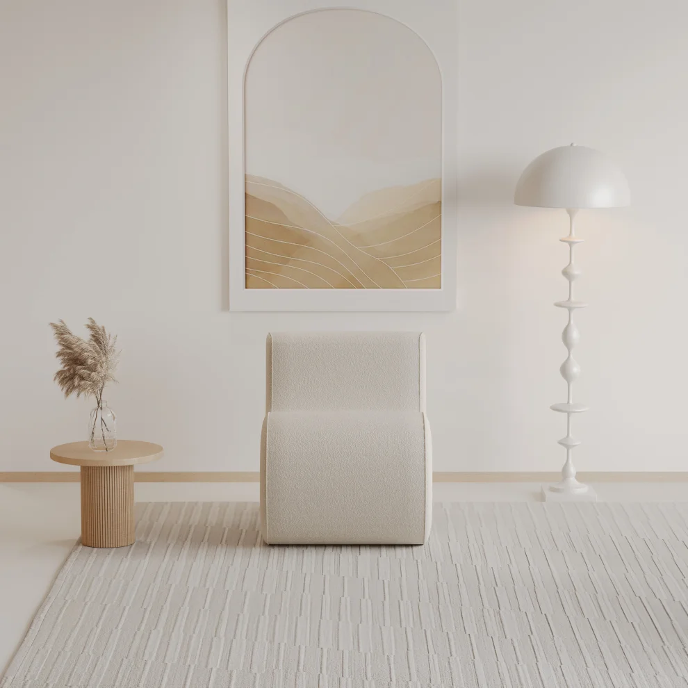 RSAKA - Cream Armchair