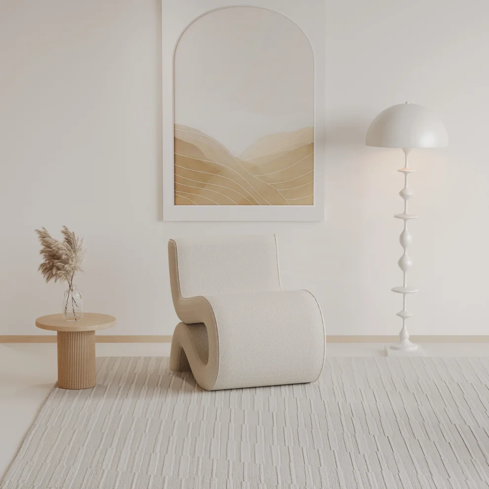 RSAKA - Cream Armchair