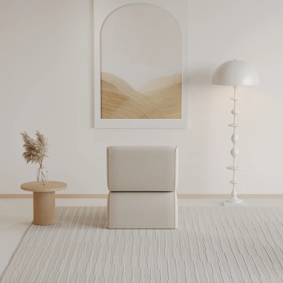 RSAKA - Cream Armchair