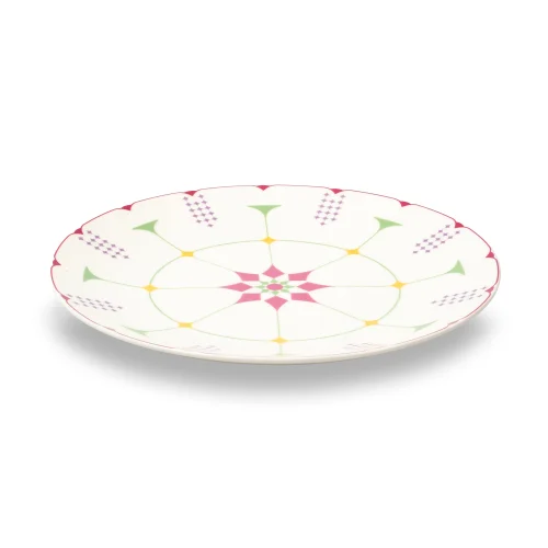 Saveria Living - Pink Dahlia Porcelain Plate