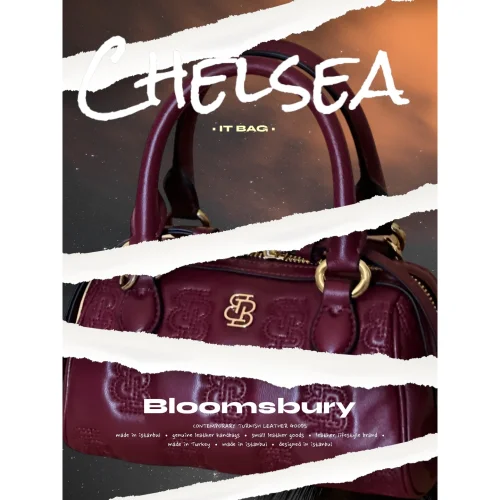 Bloomsbury İstanbul - Chelsea Deri Nakışlı El Çantası