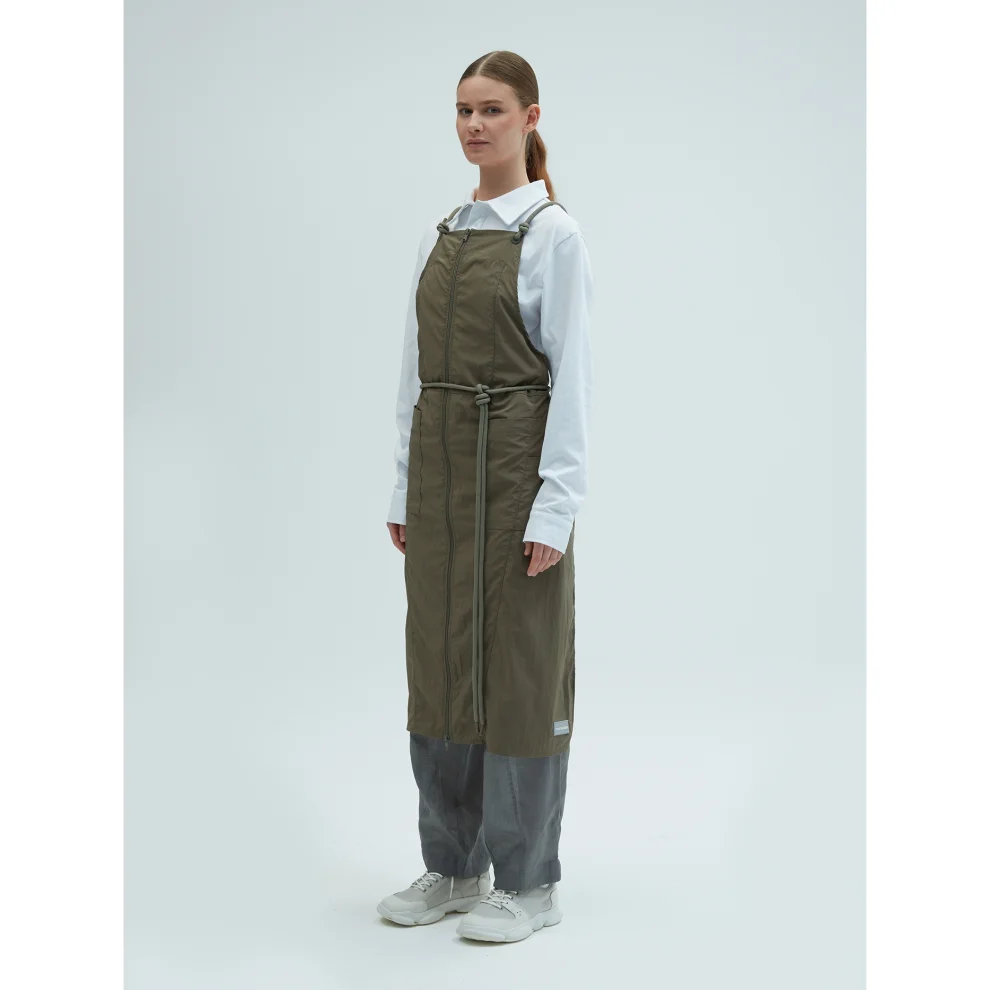 Monublue - Parachute Long Apron