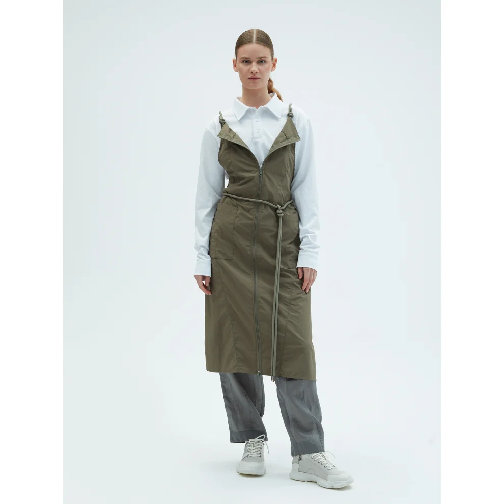 Monublue - Parachute Long Apron