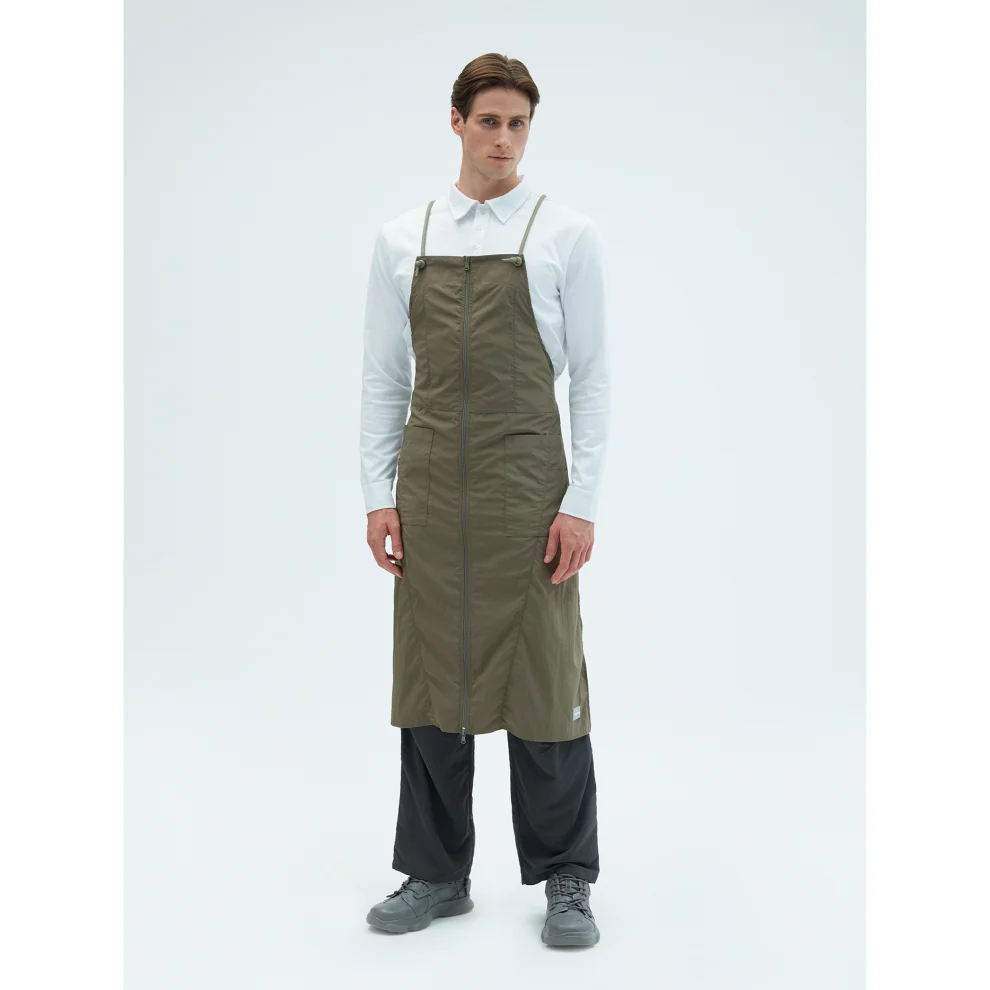 Monublue - Parachute Long Apron