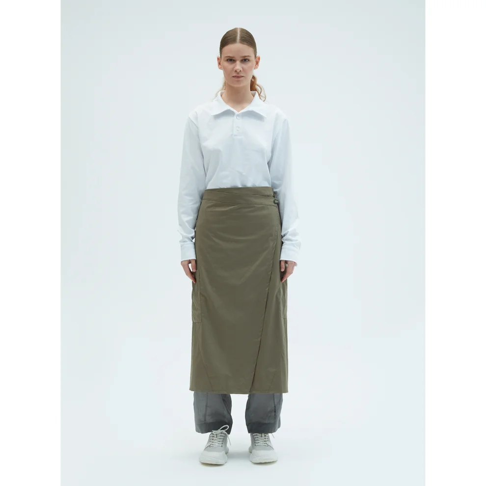 Monublue - Parachute Half Apron