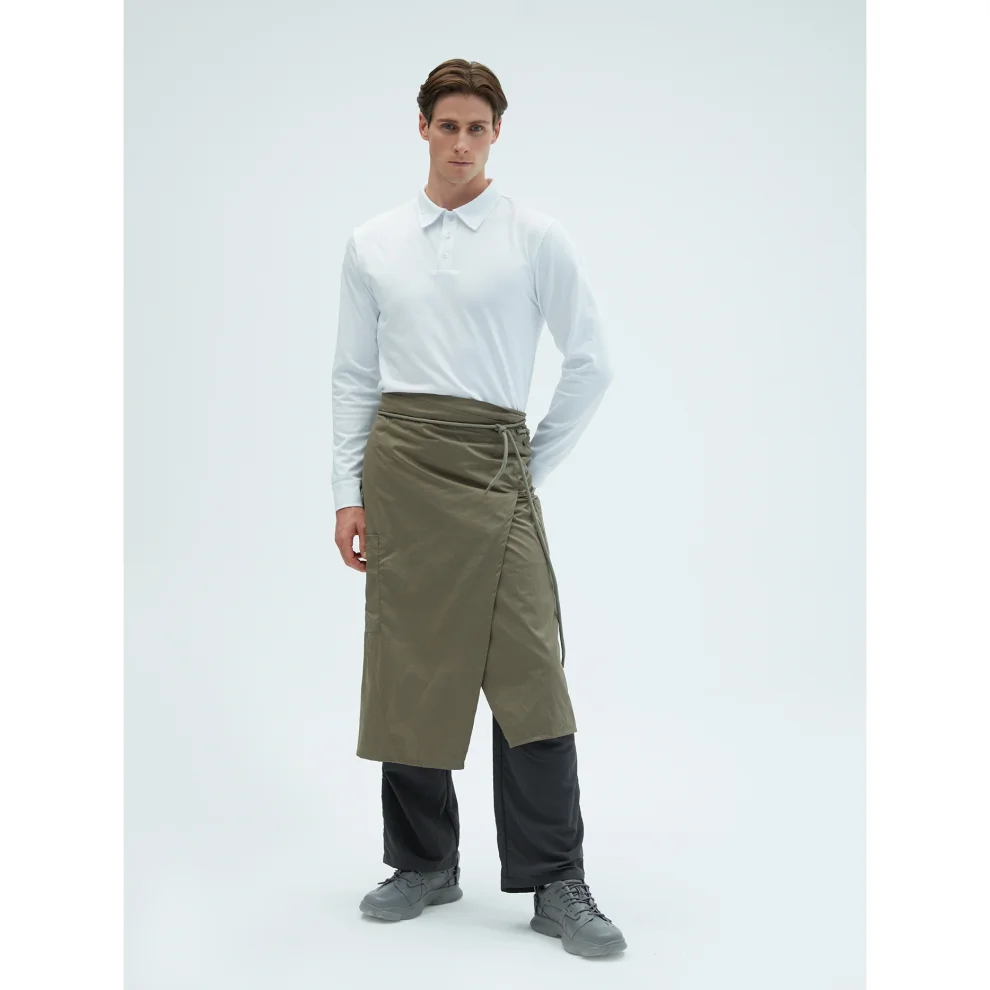 Monublue - Parachute Half Apron