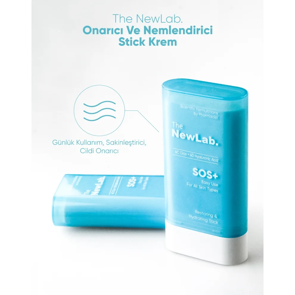 The NewLab - Onarıcı Ve Nemlendirici Stick Güneş Kremi 4c Cica 4d Hyaluronic Acid