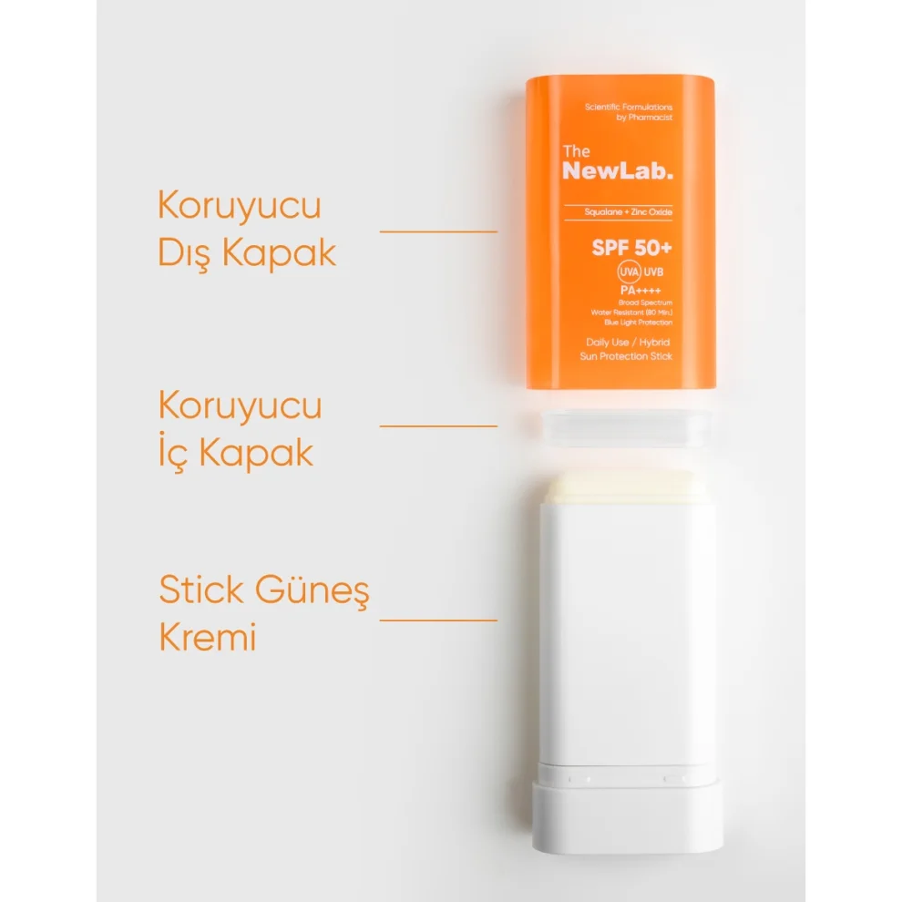 The NewLab - Stick Güneş Kremi Spf 50 (uva-uvb Pa ) Water Resistant (80dk.) Blue Light Protection