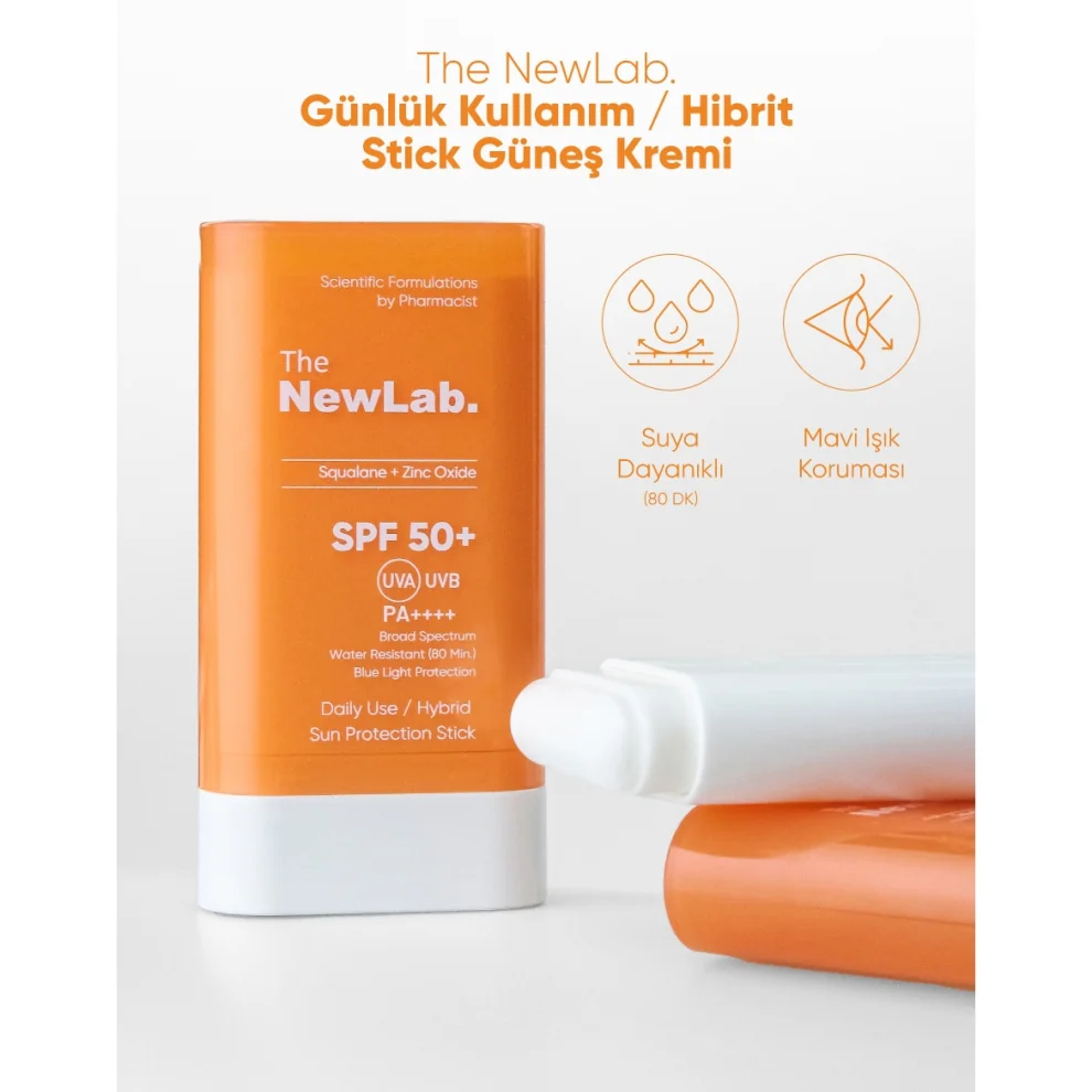 The NewLab - Stick Güneş Kremi Spf 50 (uva-uvb Pa ) Water Resistant (80dk.) Blue Light Protection