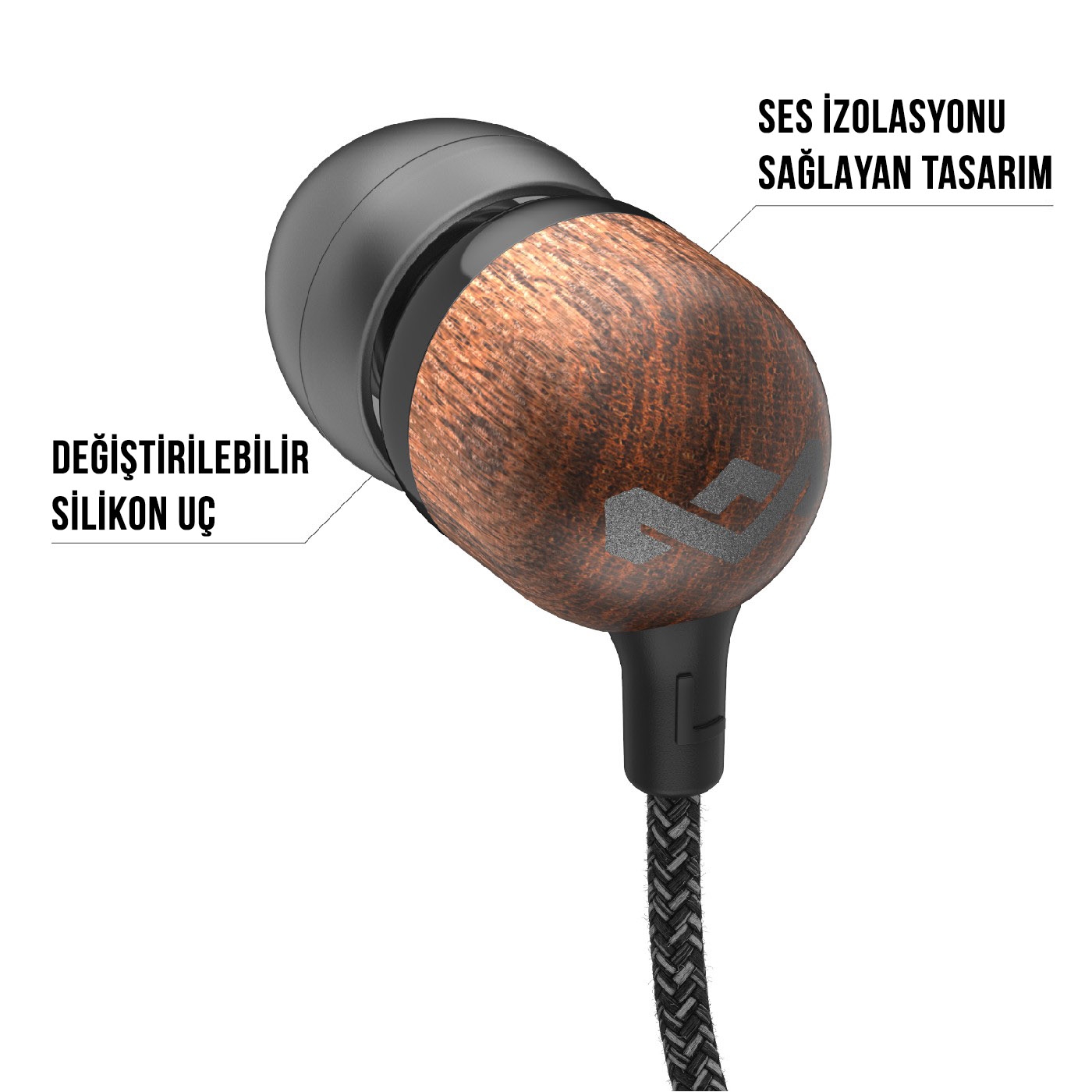 House Of Marley Black Marley Smile Jamaica Headphone hipicon