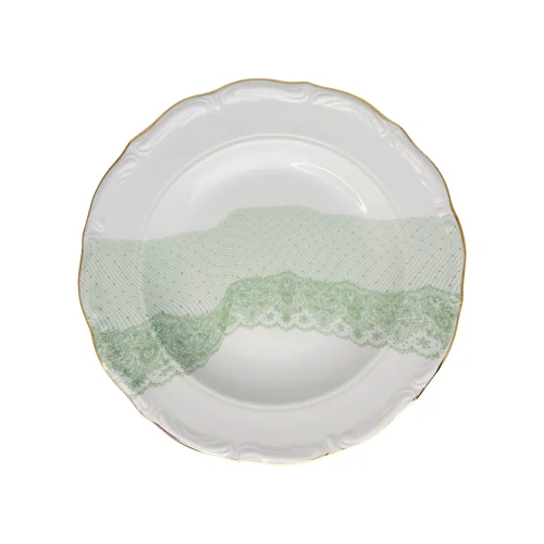 Gorgo Iruka - Volante Dantelle Porcelain Deep Plate