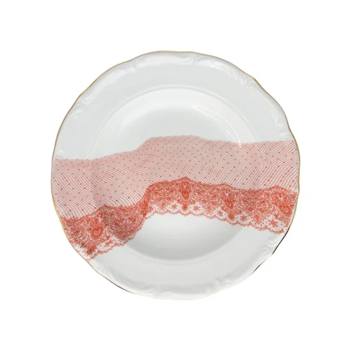 Gorgo Iruka - Volante Dantelle Porcelain Deep Plate