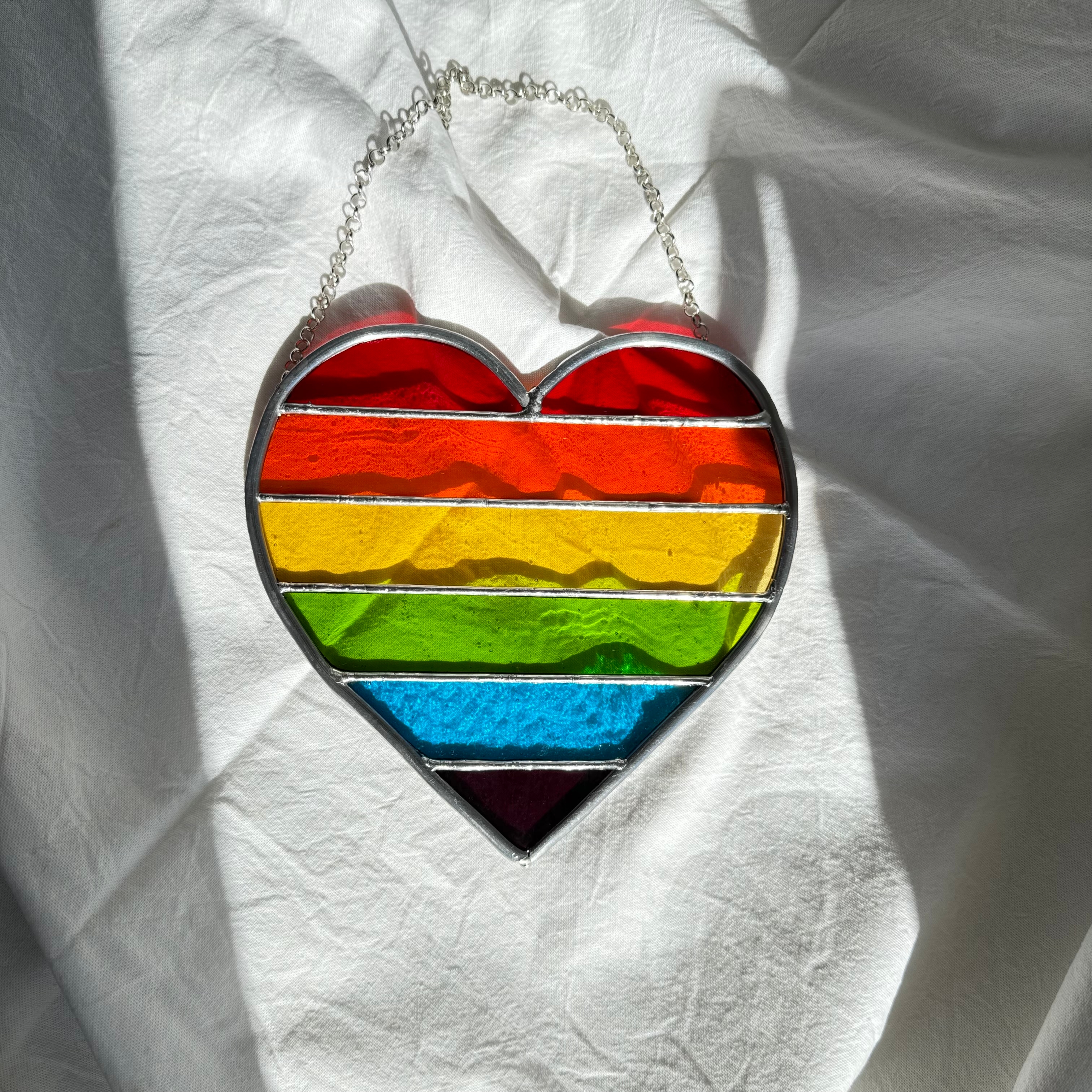 Queer Syle Stained Glass ''love'' Suncatcher