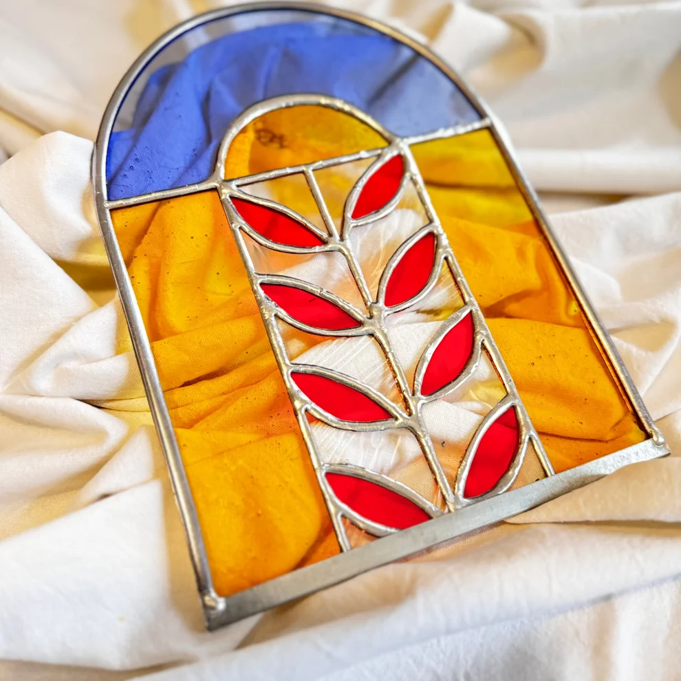 Maja Stained Glass & Mosaic - Stained Glass Decorative Panel