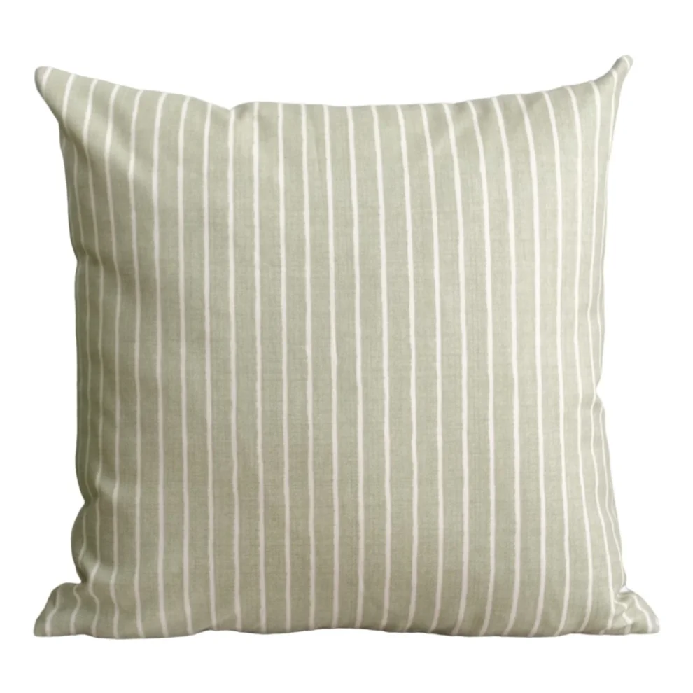 Miliva Home - Pastel Tones Striped Throw Pillow Cover