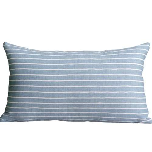 Miliva Home - Pastel Tones Striped Throw Pillow Cover