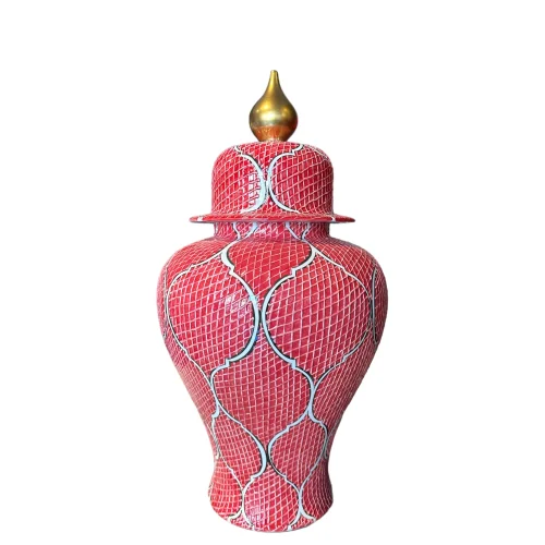 Saleenart Design Objects - Tıssue Patterned Shah Cube Object