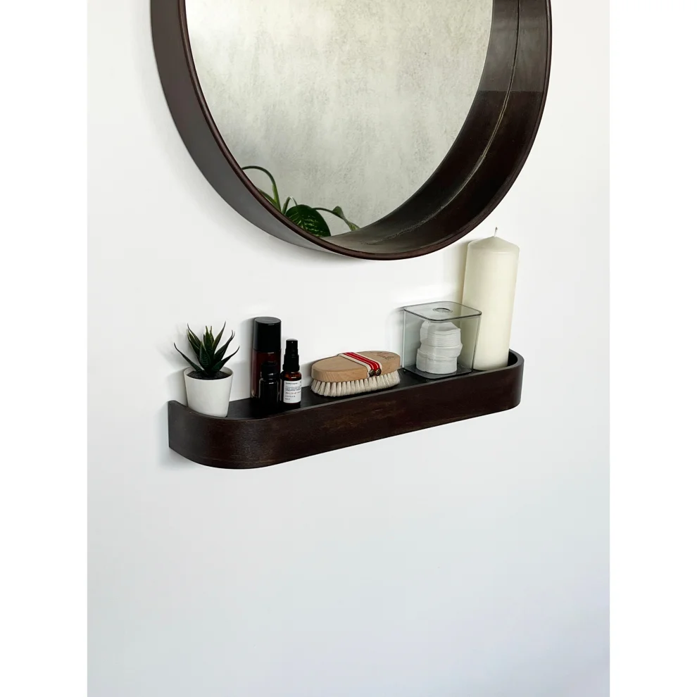 Fagus Wood - Wooden Natural Solid Wall Shelf