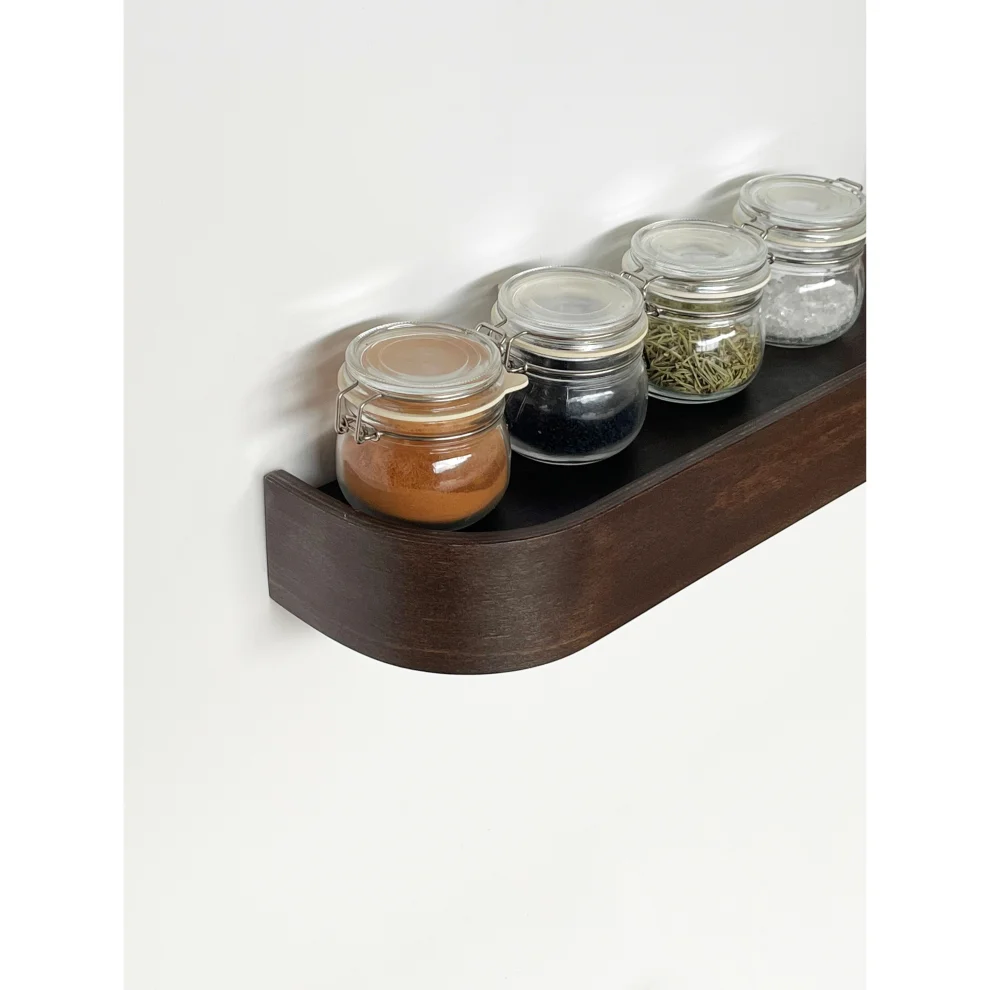 Fagus Wood - Wooden Natural Solid Wall Shelf