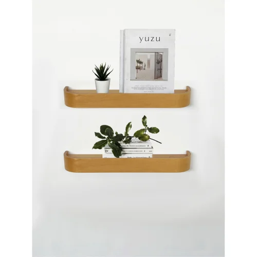 Fagus Wood - Wooden Natural Solid Wall Shelf