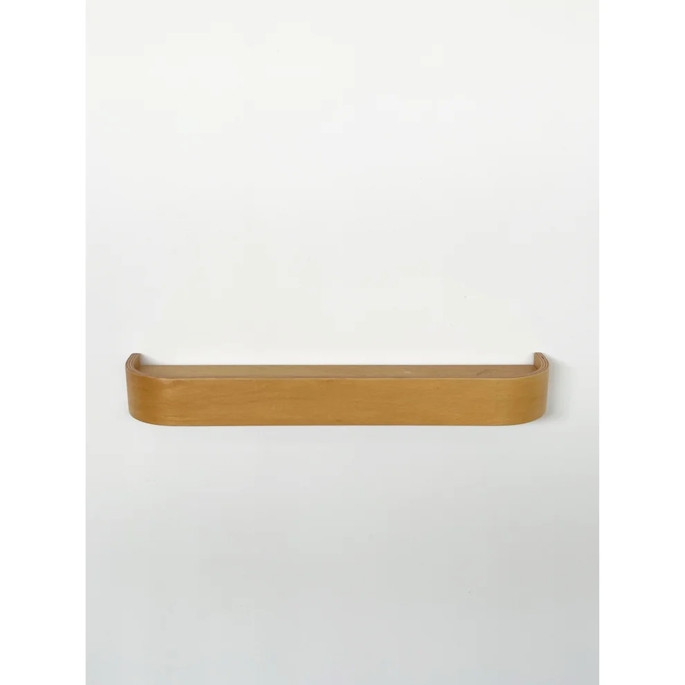 Fagus Wood - Wooden Natural Solid Wall Shelf