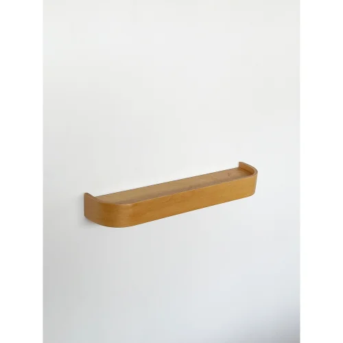 Fagus Wood - Wooden Natural Solid Wall Shelf
