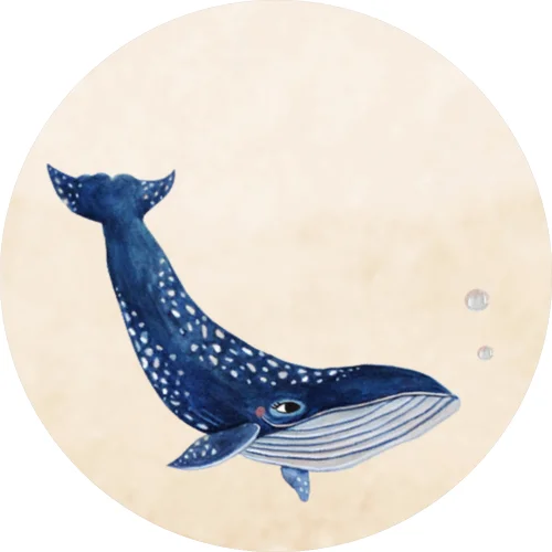 Hueppi - The Whale Çocuk Odası Halısı