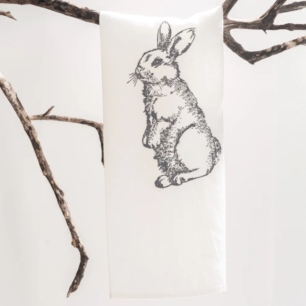 Yenesse Design - Rabbit Tea Towel