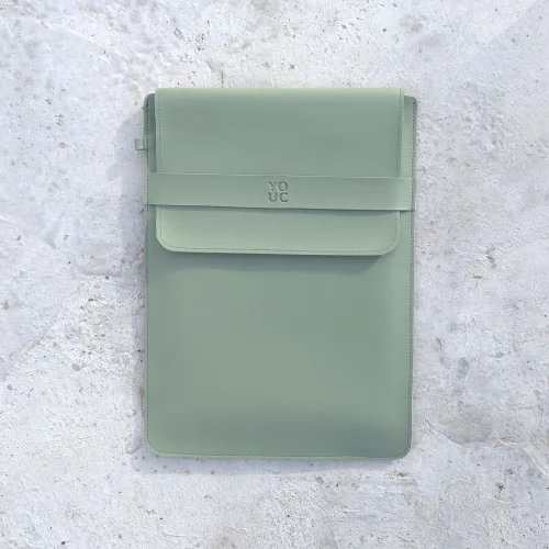 YOUC - Macbook Pro Air Waterproof Laptop Sleeve 13' 14' 15' Inch Notebook Vegan Faux Leather Bag M16