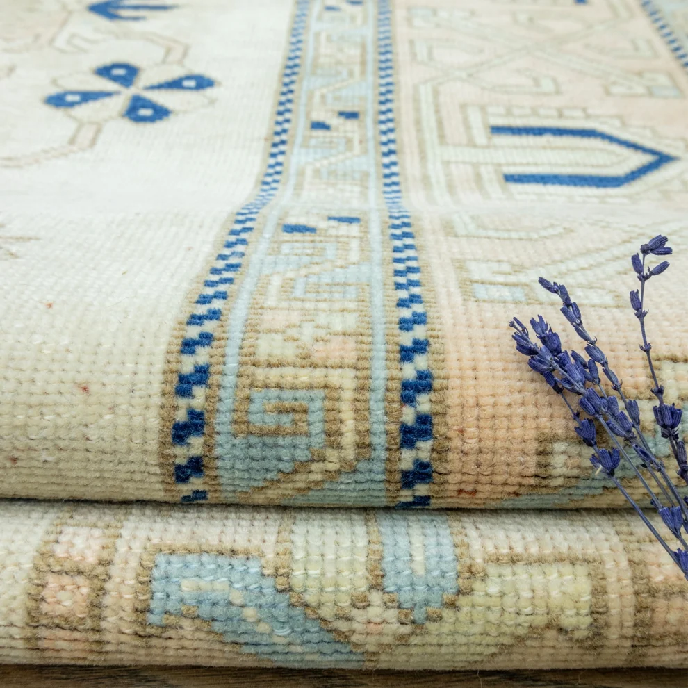Soho Antiq - Afya Ethnic Patterned Hand-woven Wool Rug 198x292 Cm