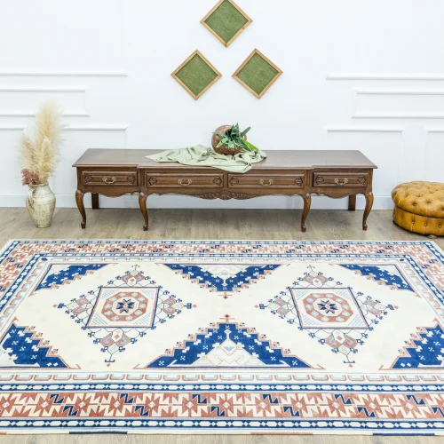 Soho Antiq - Simay Geometric Design Hand-woven Rug 199x312 Cm