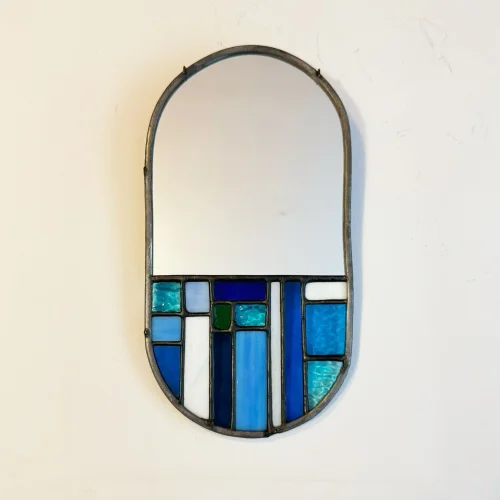 Maja Stained Glass & Mosaic - Lines Vitray Ayna Serisi