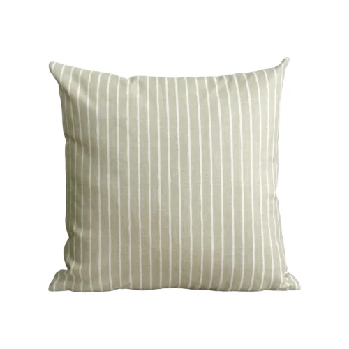 Miliva Home - Pastel Tones Striped Throw Pillow Cover